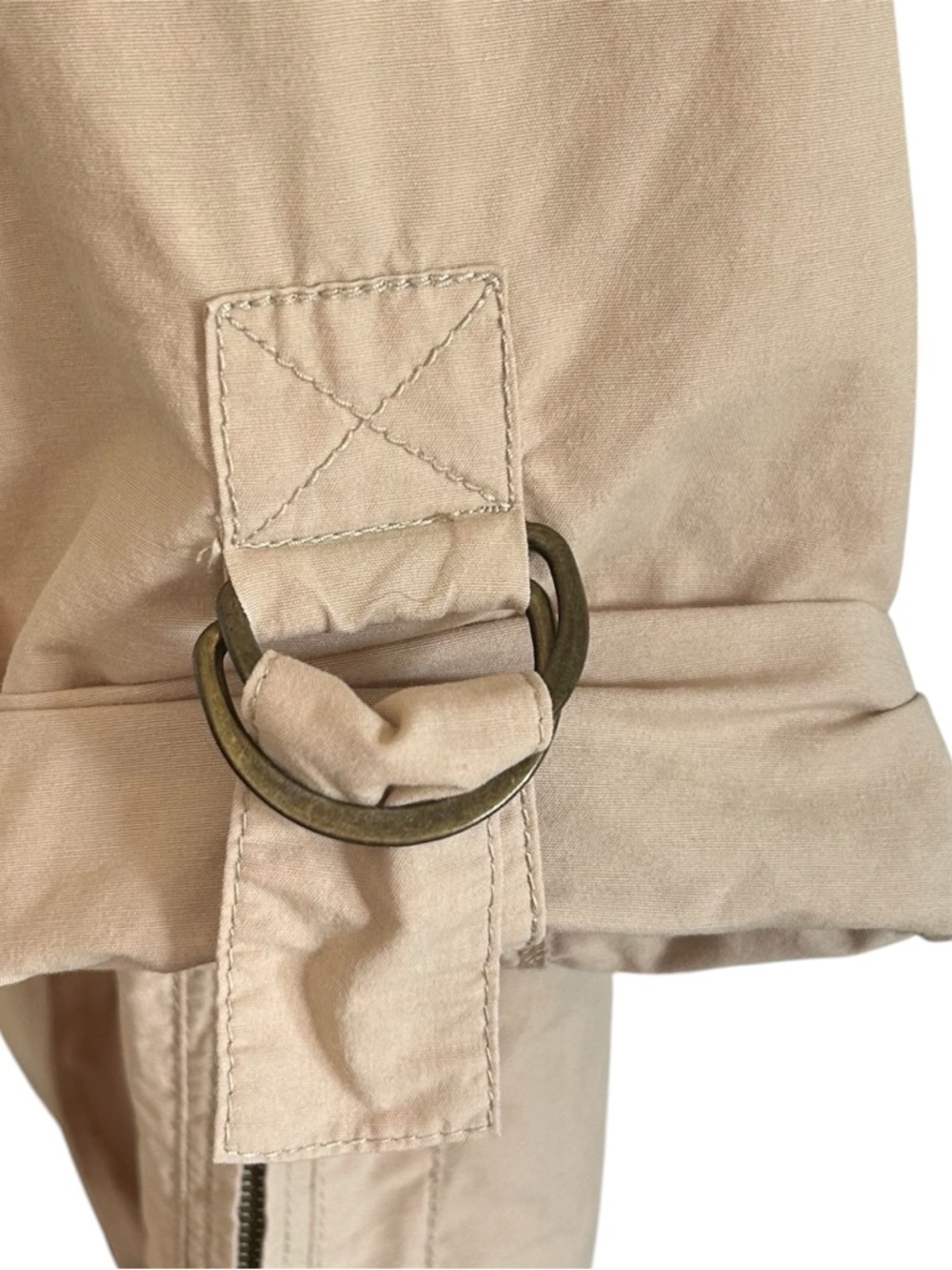 Ami Women's Tan Utility Jacket with Cinch Waist Size 1X - Picture 8 of 8